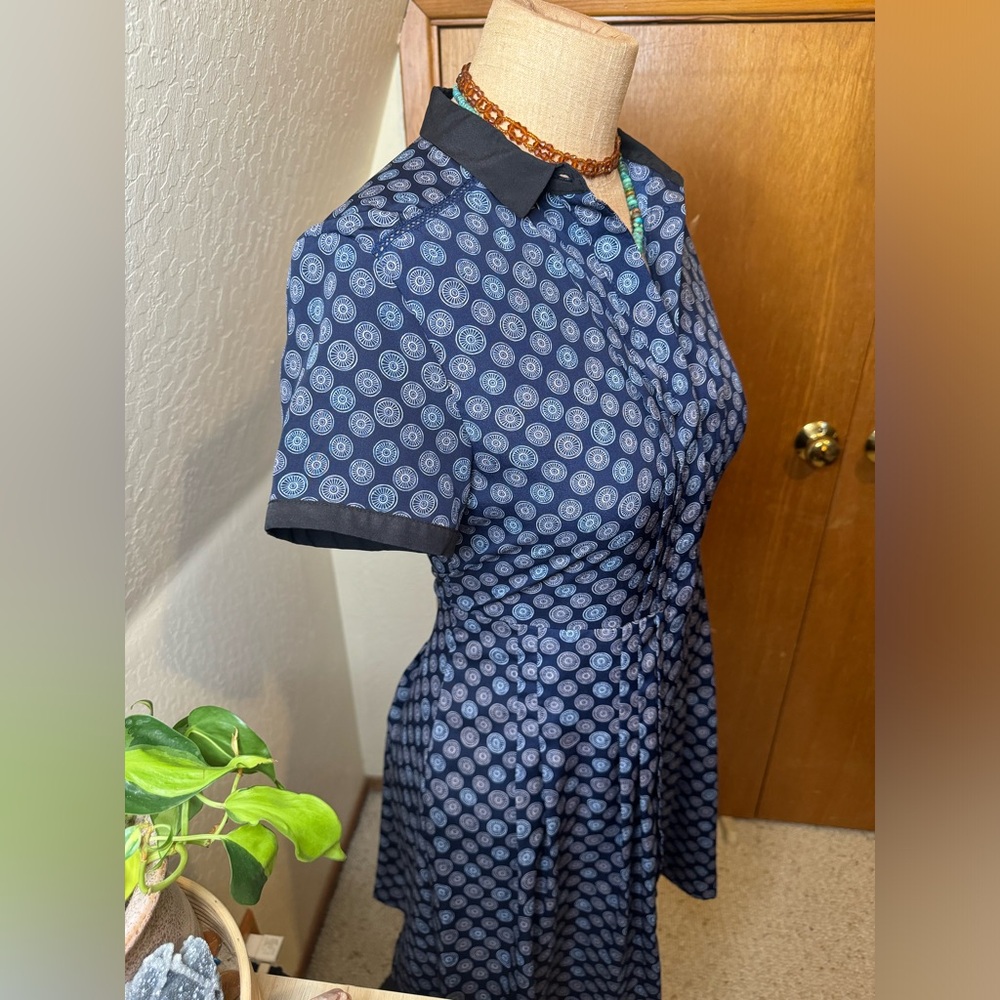 Jason Wu For Target Navy Patterned Dress - image 3